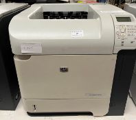 HP LaserJet P4015x monochrome laser printer complete with power lead (CWH Ref: K05)