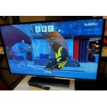 Mitchell and Brown 43" HDMI TV model JB-43SM1811S complete with power lead and remote (CWH Ref: PO)
