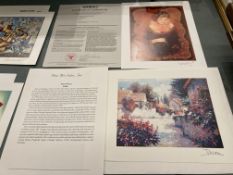 Ten small Park West at Sea unframed seriolithographs,