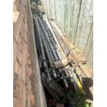 A large quantity of scaffolding (believed to be 2 x systems) - please note: successful buyers will