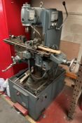 1 x Harrison 600 Vertical Milling Machine (3 phase) with 2 x machine vices