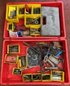 A large quantity of assorted tap and die sets