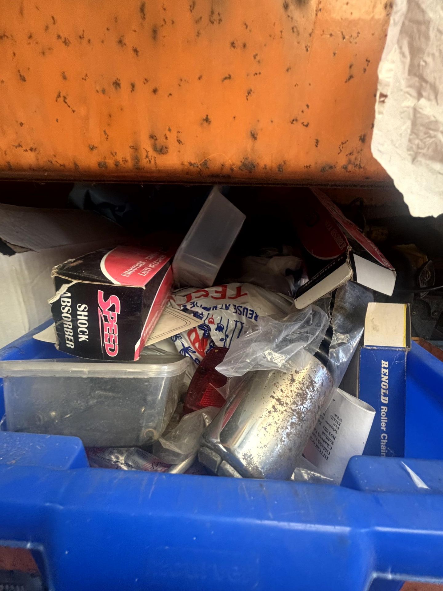 Contents to 3 x shelves - assorted hand tools, electric Power G router (240v), Britool sockets, - Image 5 of 13