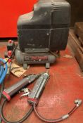1 x Performance Power high pressure air compressor (240v), 2 x PCL tyre inflators,