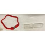 Contents to 2 boxes - a quantity of red reversible 2 in 1 lightning iPhone charging leads (each