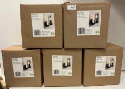 5 x B&Q Nicholas Wall Lights (new/boxed) (CWH Ref: L02)