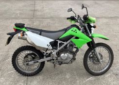 KAWASAKI LX125C 125CC MOTORCYCLE - petrol - green.