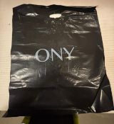 Large quantity of assorted ONY plastic bags in black (5 x outer boxes) (CWH Ref: FO8)