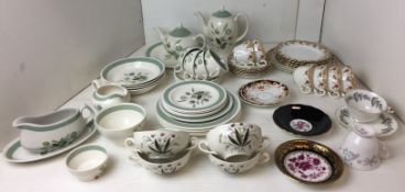 Fifty-nine items - twenty-nine pieces of Woods Clovelly tea/dinner service,
