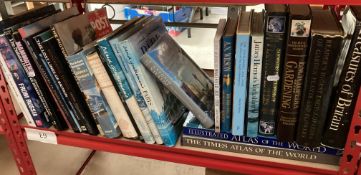 The TImes and One other atlases of the world, books on gardening, childrens literature, places, art,