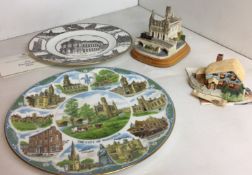 Four items - Wakefield Chantry Chapel by John Hine Studios 11cm high (missing name plate),
