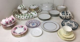 Eighty plus items - forty-one pieces of Colclough ivy decorated tea service,