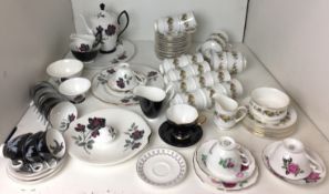 Seventy plus items - fifteen pieces of Royal Albert Masquerade,