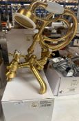 NEW BOXED BRASS DECK MOUNTED BATH TAP WI