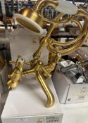 NEW BOXED BRASS DECK MOUNTED BATH TAP WI