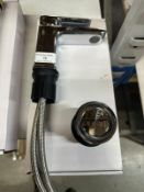 NEW BOXED CHROME MIXER BASIN TAP WITH WA