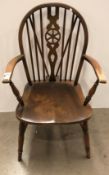 A Ercol Windsor wheel back armchair (CWH Ref: MA5)
