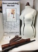 Lady Valet size M Dressmaking Model by Adjustoform dismantled in original box with instructions