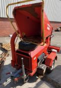 A Caravaggi Camon C250 wood chipper on single axle trailer,