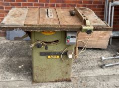 Startrite TA255 circular saw bench, 240v (please note, not tested/not seen working,
