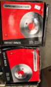 4 x boxes of Drivemaster brake discs (CWH Ref: H01)