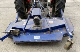 Gwaza Farm Power three point linkage tractor mounting rear-discharge finishing mower, model 6FMOWR,