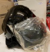 A Draxtar P-104 Pilot motorcycle helmet, black matt, size XXL,