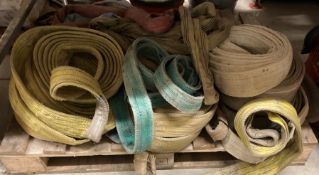 Contents to pallet - various lifting straps (CWH Ref: W05F) Further Information ***