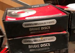 2 x boxes of Drivemaster brake discs,
