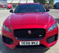 JAGUAR F PACE 3.0 V6 S AWD D AUTOMATIC - red - diesel.