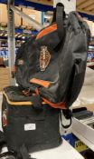 Two Harley-Davison items - rucksack and bag (CWH Ref: V05)