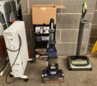 Three items - a Shark Duoclean 2x cord free vacuum complete with original box and charger,