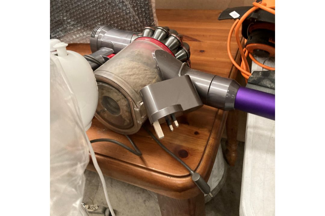 A Dyson Animal cordlelss vacuum cleaner comes with lead, a Lawnmaster 240v strimmer, - Image 2 of 3