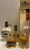 A 70cl flagon of Locke's Aged Eight Years Single Malt Irish Whiskey 40% volume and a set of three