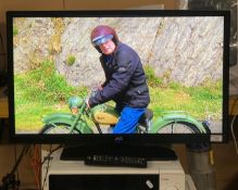 A JVC LT-32DA52J LED TV comes with 2 x remote controls (CWH Ref: P02L13)