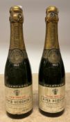 Two half bottles of Piper-Heidsieck Piper Tres Sec 1953 champagne - sold as seen,