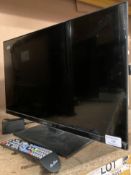 A Cello 24" wide screen LED TV with DVD/DEB and a REM series remote control (CWH Ref: P02L13)