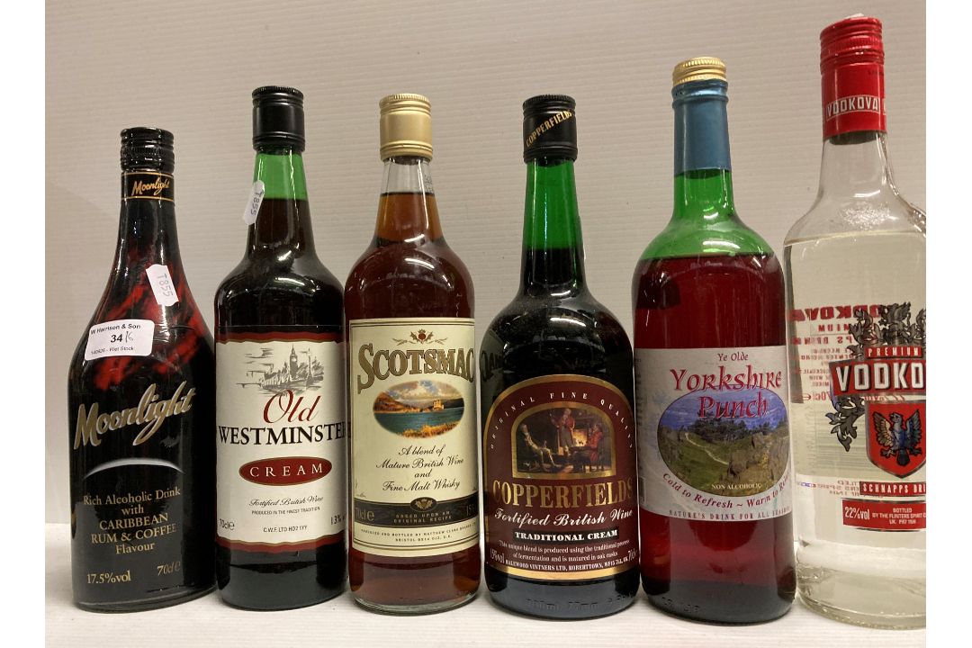 A 70cl bottle of Moonlight Caribbean Rum and Coffee Flavour Rich Alcoholic Drink,