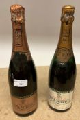 A 1961 bottle of Piper-Heidsieck Piper Tres Sec Champagne (ullage level low) and a bottle of