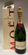 A 750ml bottle of Moët & Chandon Brut Imperial Champagne,