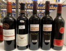 Five bottles of red wine - 75cl Dona Dominga Gran Reserva Carmenere Chile 2003,