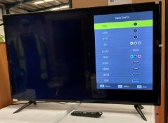 A Cello 50" widescreen LED TV complete with remote control (CWH Ref: MA7)