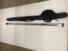An unused Shakespeare Mach 3 XT 11' pellet waggler rod in tube and carrycase (CWH Ref: S08)