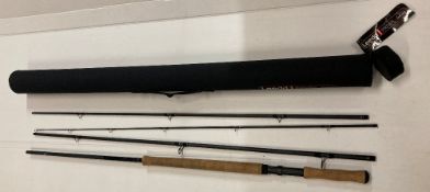 A Leeda #8/9 'Profil' salmon 13' four piece fly fishing rod in protective tube (CWH Ref: W+X04)