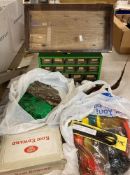 A large quantity of assorted feathers including gold pheasant, blue jay, mallard,