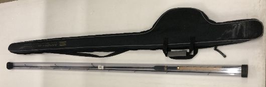 An unused Shakespeare Mach 3 XT 11' pellet waggler rod in tube and carrycase (CWH Ref: S08)