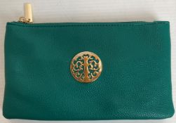 2 x Teal coloured Long & Son London small cross body bags (RRP - £32 each) (CWH Ref: J11)