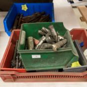 2 x plastic trays and contents,