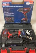 Sealey 18v 1/2" SQ drive cordless impact wrench Model CP400LI boxed and looks new (CWH Ref: K02)