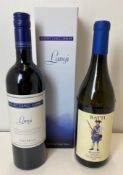 A mixed lot of 2 bottles, comprising one bottle of Mount Langi Ghiran Langi Shiraz 2019, Grampians,